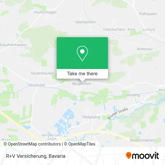 R+V Versicherung map