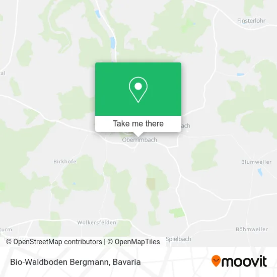 Bio-Waldboden Bergmann map
