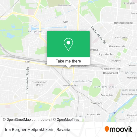 Ina Bergner Heilpraktikerin map