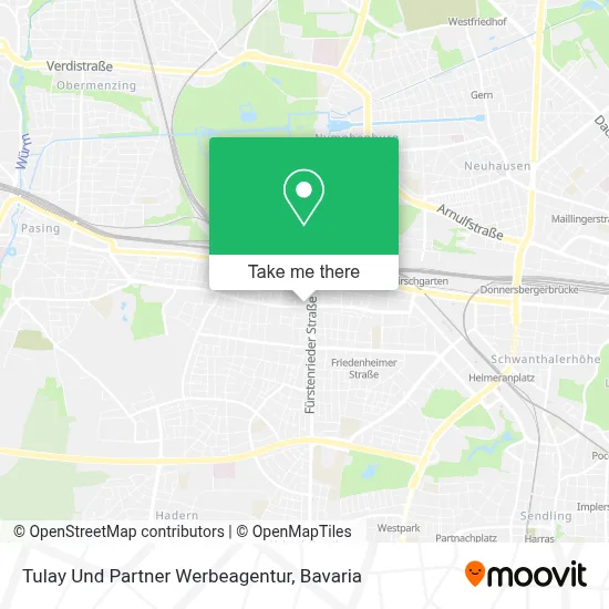 Tulay Und Partner Werbeagentur map