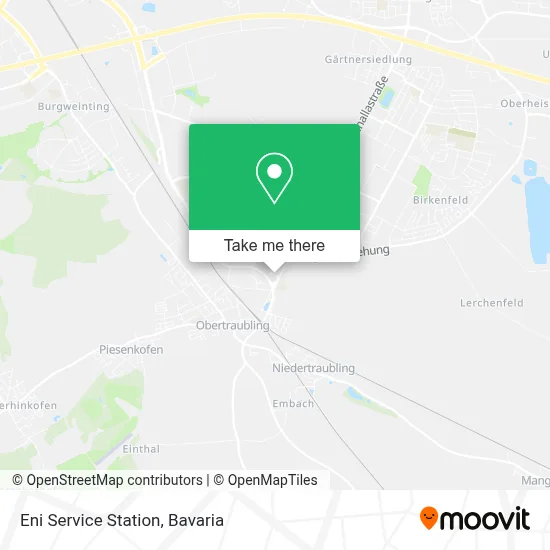 Eni Service Station map