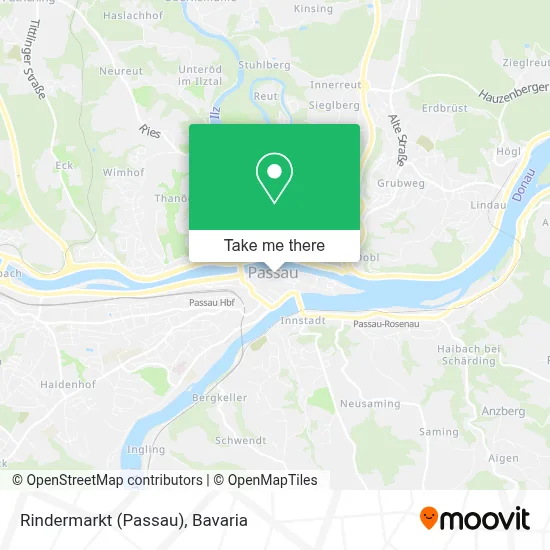 Rindermarkt (Passau) map