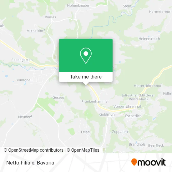 Netto Filiale map