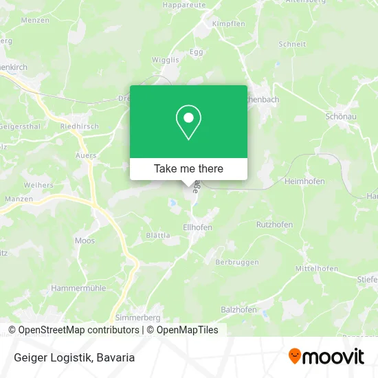 Geiger Logistik map