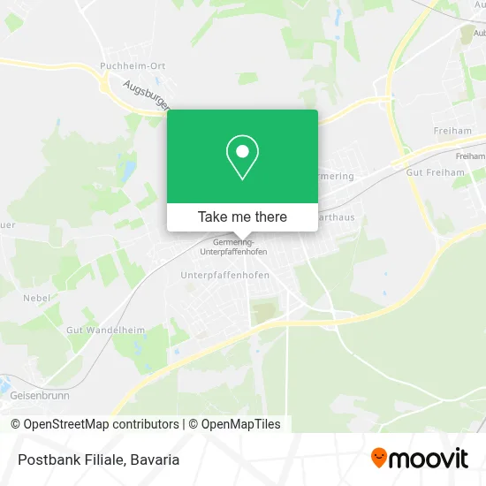 Postbank Filiale map
