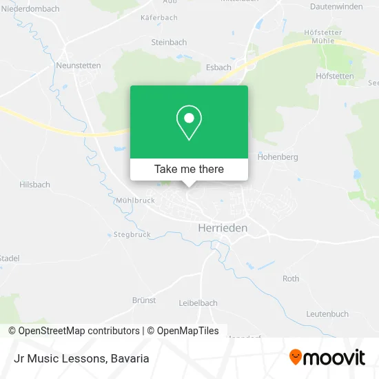 Jr Music Lessons map