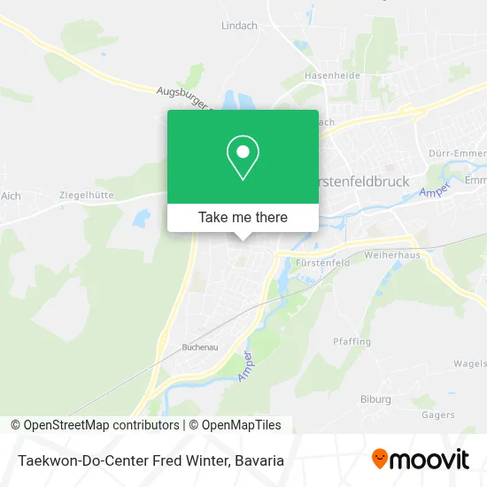 Taekwon-Do-Center Fred Winter map