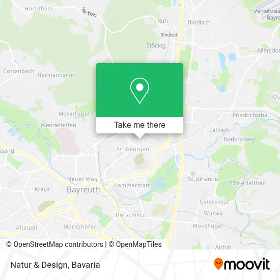 Natur & Design map