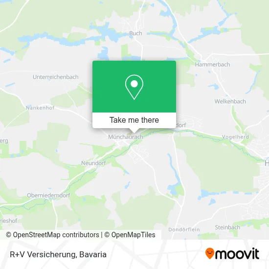 R+V Versicherung map