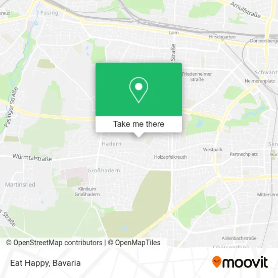 Eat Happy map