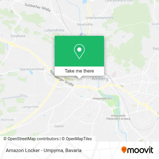 Amazon Locker - Umpyma map