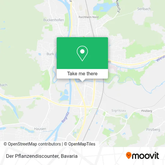 Der Pflanzendiscounter map