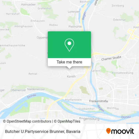Butcher U.Partyservice Brunner map