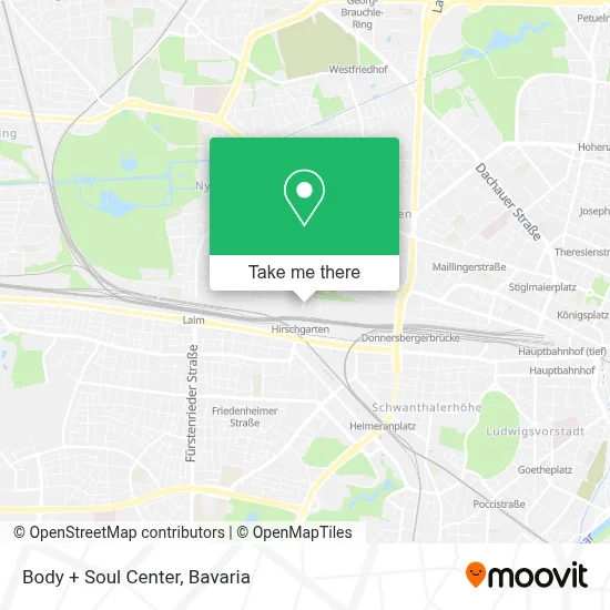 Body + Soul Center map