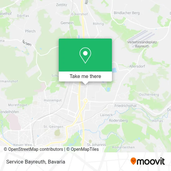 Service Bayreuth map