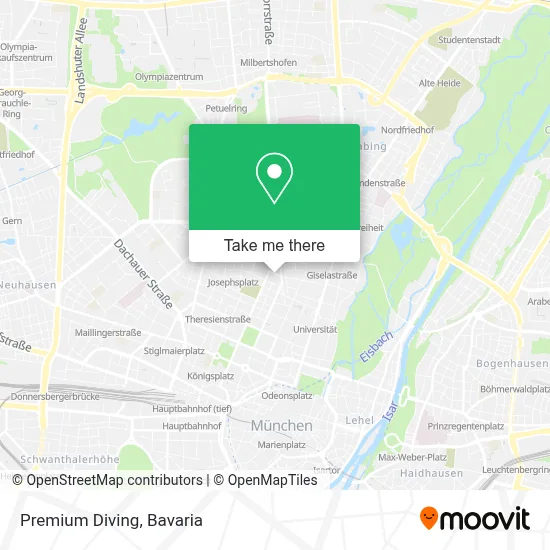 Premium Diving map