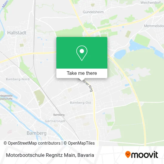 Motorbootschule Regnitz Main map