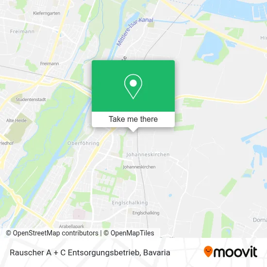 Rauscher A + C Entsorgungsbetrieb map