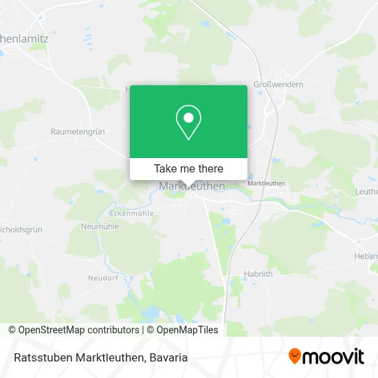 Ratsstuben Marktleuthen map
