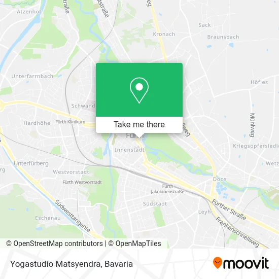 Yogastudio Matsyendra map