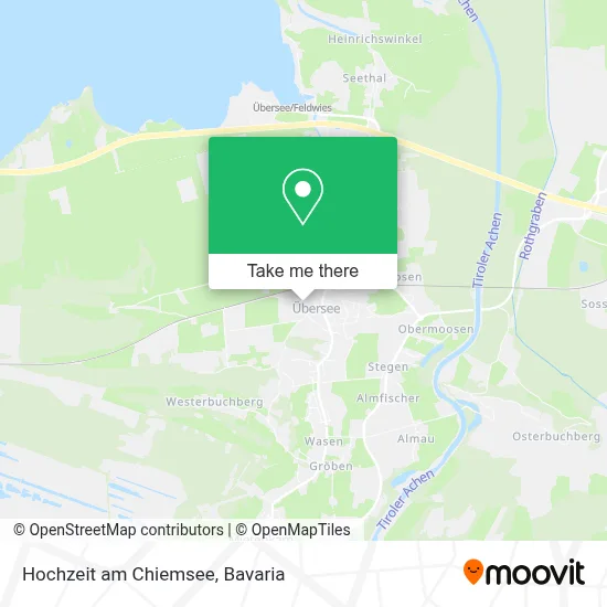 Hochzeit am Chiemsee map
