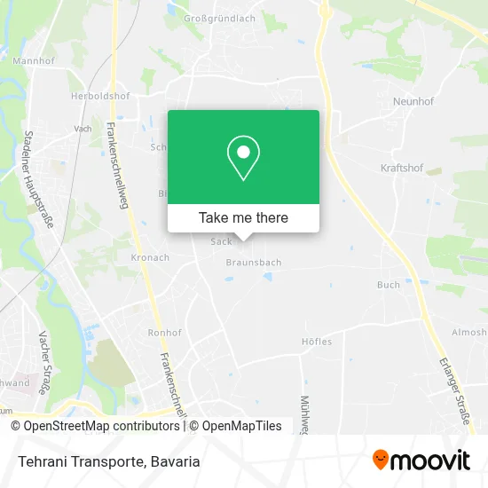 Tehrani Transporte map