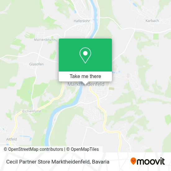 Cecil Partner Store Marktheidenfeld map