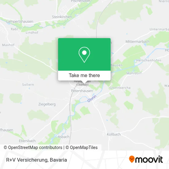 R+V Versicherung map