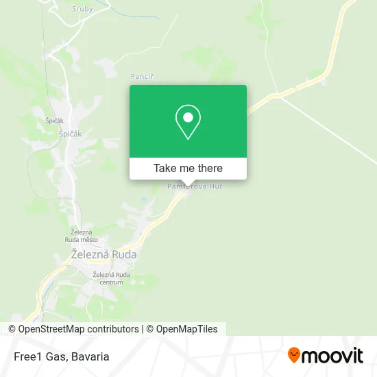 Free1 Gas map