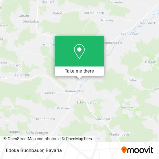 Edeka Buchbauer map
