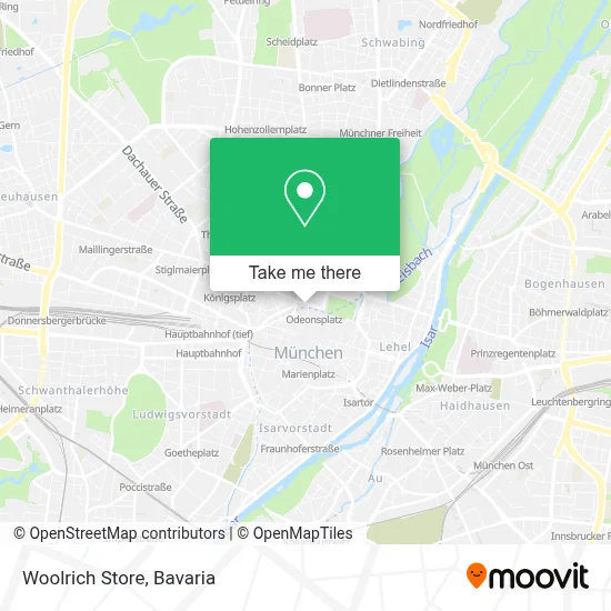 Woolrich Store map