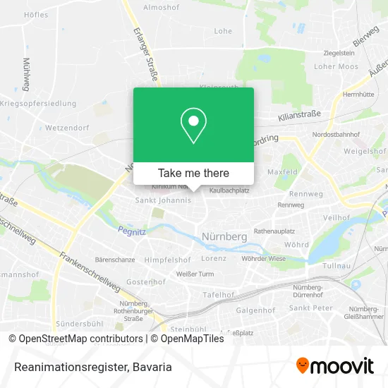 Reanimationsregister map