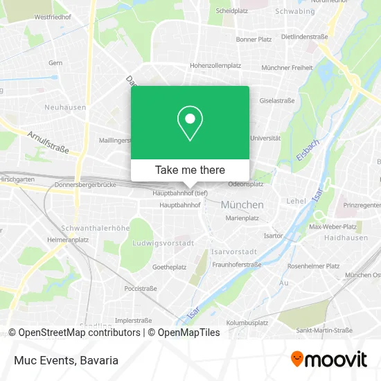 Muc Events map
