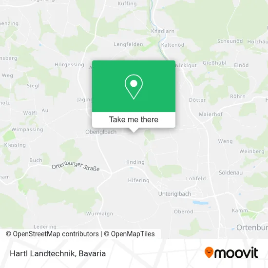 Hartl Landtechnik map