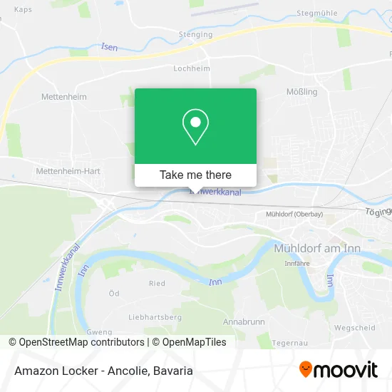 Amazon Locker - Ancolie map