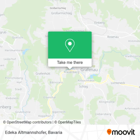 Edeka Altmannshofer map