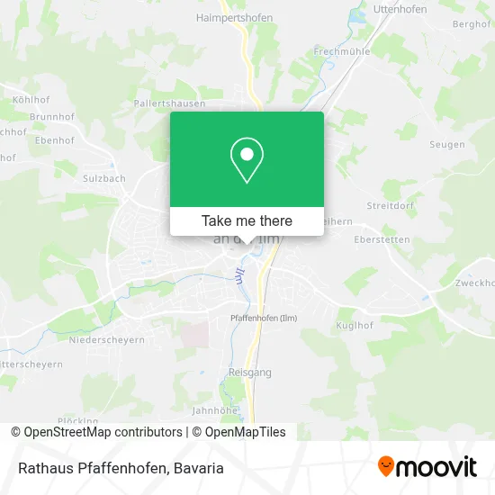 Rathaus Pfaffenhofen map