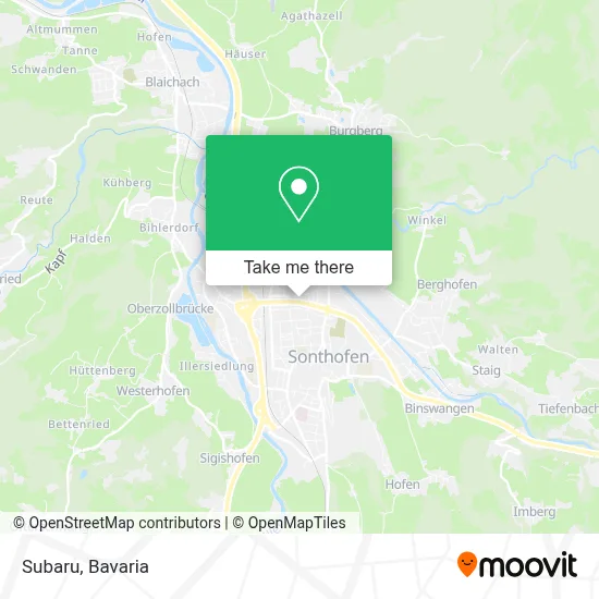 Subaru map