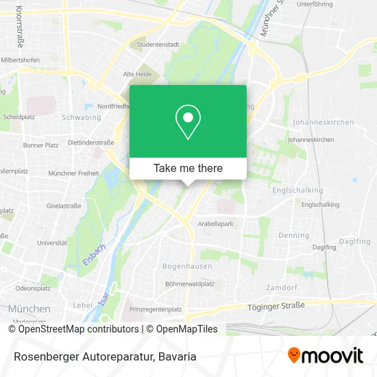 Rosenberger Autoreparatur map