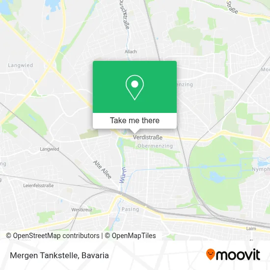 Mergen Tankstelle map
