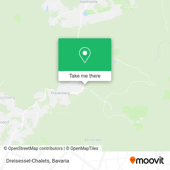Dreisessel-Chalets map