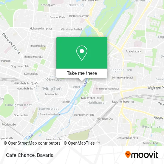 Cafe Chance map