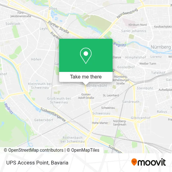 Ups Access Point map