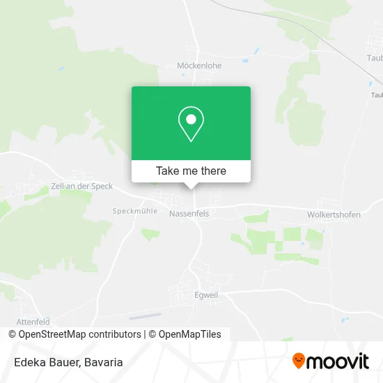 Edeka Bauer map
