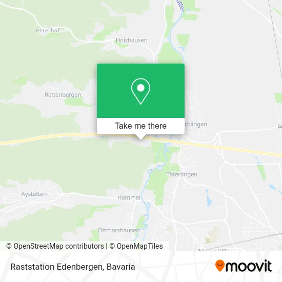 Raststation Edenbergen map