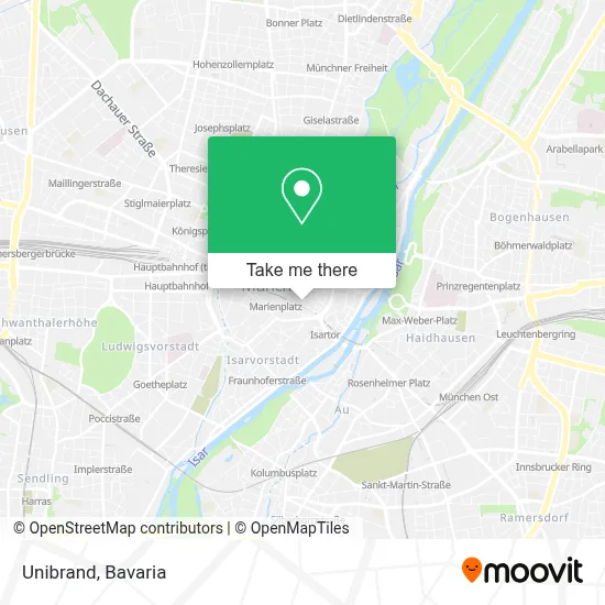 Unibrand map