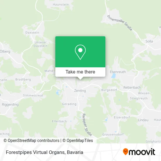 Forestpipes Virtual Organs map