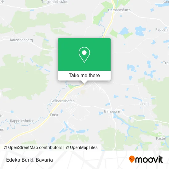 Edeka Burkl map