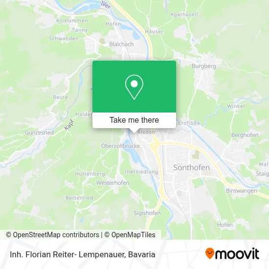 Inh. Florian Reiter- Lempenauer map