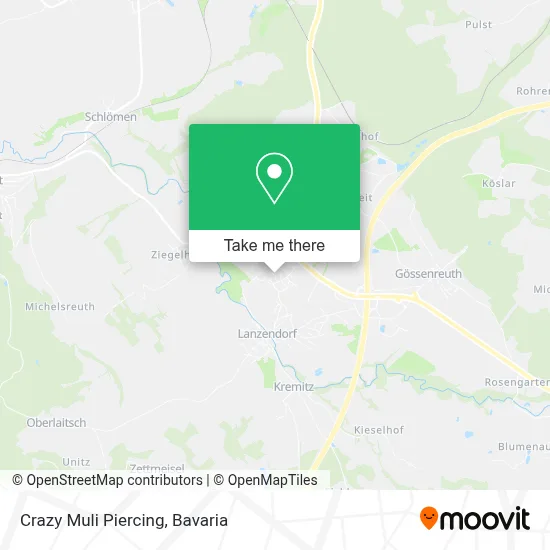 Crazy Muli Piercing map